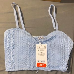 Medium blue Zara top